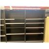 Image 1 : Adjustable 2 sections Shelving Unit with Tag Display approx 4ft high x 6ft wide