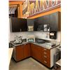 Image 1 : Complete Corner Unit Kitchen Cabinets with Stainless Steel Counter Top, includes all base and uppers