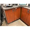 Image 4 : Complete Corner Unit Kitchen Cabinets with Stainless Steel Counter Top, includes all base and uppers