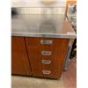 Image 6 : Complete Corner Unit Kitchen Cabinets with Stainless Steel Counter Top, includes all base and uppers