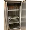 Image 3 : Stainless Steel double Door reach in Cooler PLEASE NOTE.........THIS ITEM MUST BE PICKED UP AT AUCTI