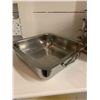 Image 2 : Hubert Lot of 4, Square Stainless Steel Balti Pan