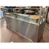 Image 1 : Hatco Stainless Steam Hot Food Table with 2 side control warming system. glass surrounds 96 inches l