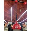Image 3 : Hatco Model DL-750-RTL Red Swag Style retractable track Hanging Heat Lamp