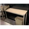 Image 2 : Stainless Cutting/Prep Table 48 x 12 inch