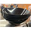 Image 1 : Lot of 6 Slanted commercial Deli Salad Bowls