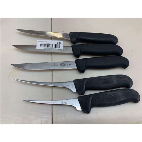 Lot of 5 Victorinox Butcher Boning Knives