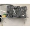 Image 1 : Lot of Butcher Trays and Gloves includes wire shelf