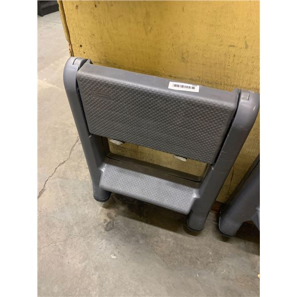 Commercial folding step stool
