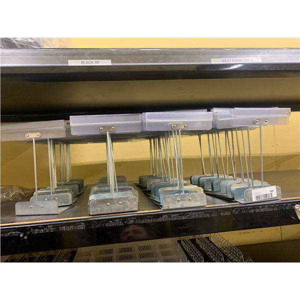 Lot of approx 50 standing price card holders