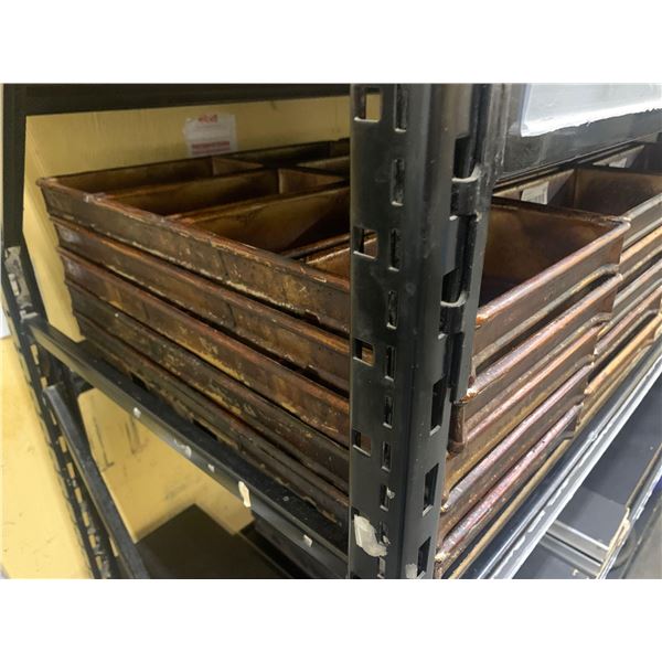 Lot of 4 - Commercial Quad Bread Bake Pans