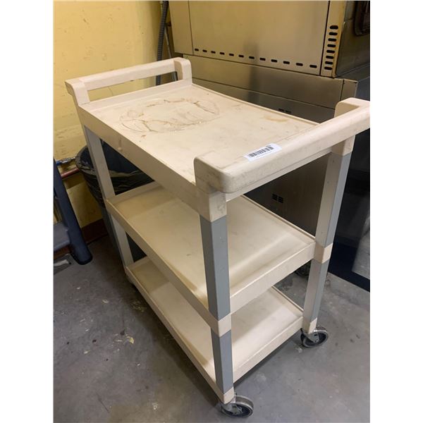 Rubbermaid 3 tier rolling stock cart