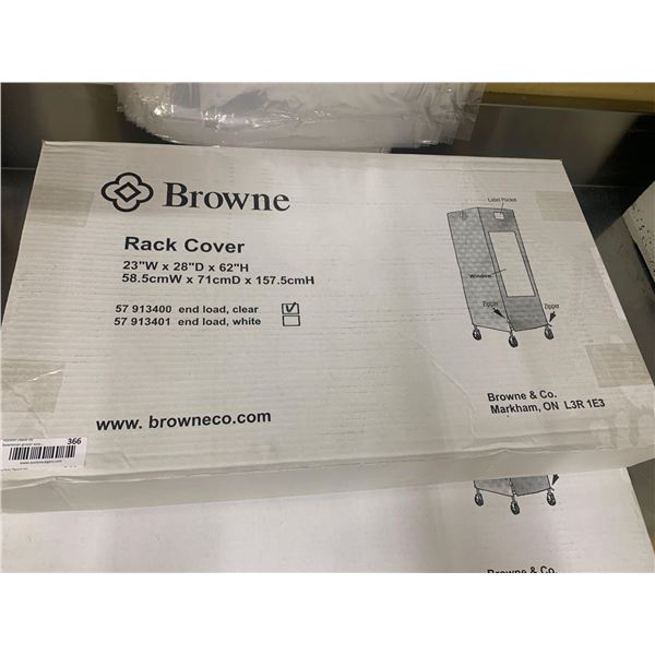 NEW Browne Baker Rack cover clear