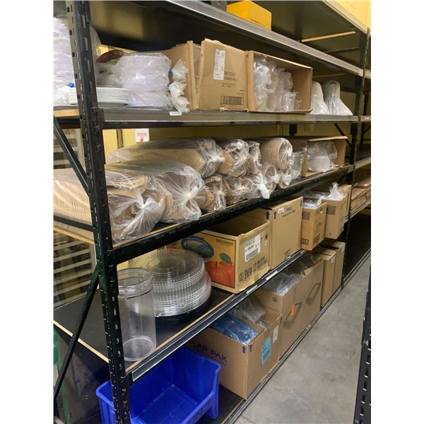 Large Lot of assorted consumables, paper products, display goods, etc. (includes all items as pictur