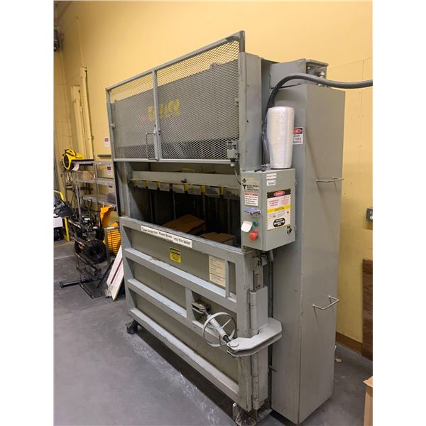 Blue Rhino Model 6030 Cardboard Bailer tested/working - buyer must disconnect electrical at panel bo