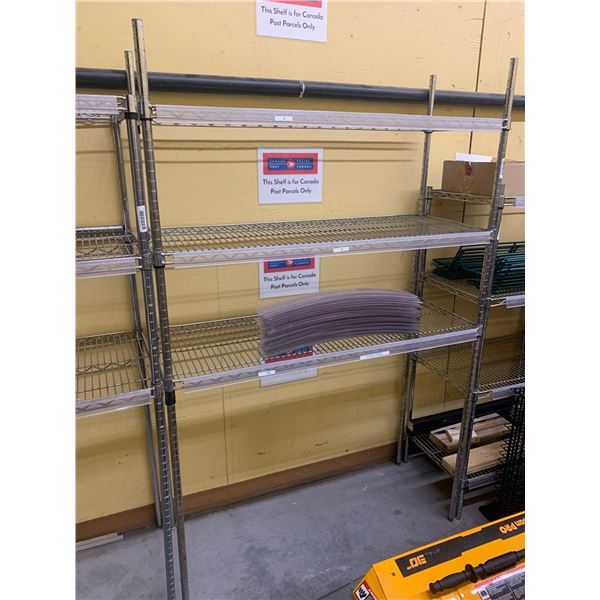 Wire Metro Rack 3 shelf stainless