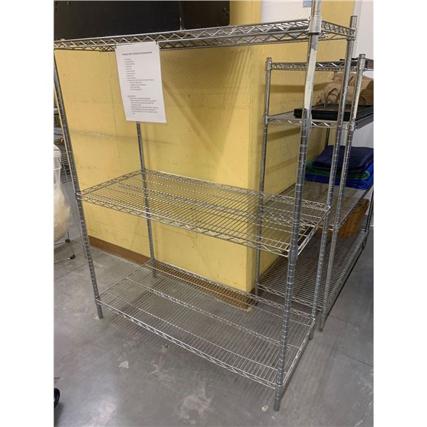Wire metro rack 3 shelf stainless
