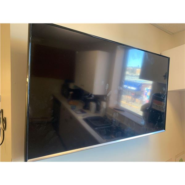 Samsung 30 inch LED TV with remote abd Apple TV Box. buyer must remove from wall