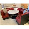 Image 1 : Vintage Booth Seating with table