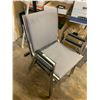 Image 1 : Lot of 2 Stacking upholstered office chairs