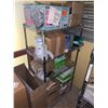 Image 1 : Wire metro rack 4 shelf with contents, office supply, cash register, etc