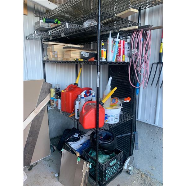 Wire Metro Shelf with all contents as pictured