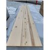 Image 1 : LOT OF ONE - Pine Laminated 16 inch x 96 inch Shelf