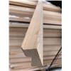 Image 2 : LOT OF TWENTY (20) - Solid Hemlock Channel Mouldings 7/8 x 12 ft