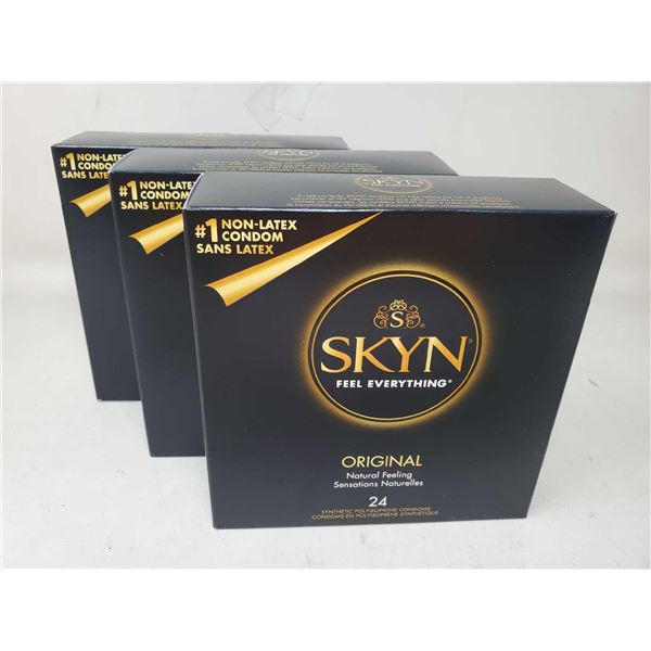 Skyn Original Synthetci Polyisoprene Condoms (3 x 24)
