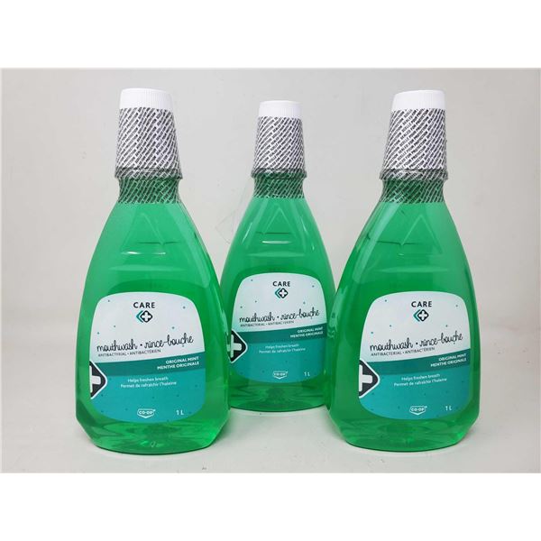 Care Mouthwash- Original Mint (3 x 1L)
