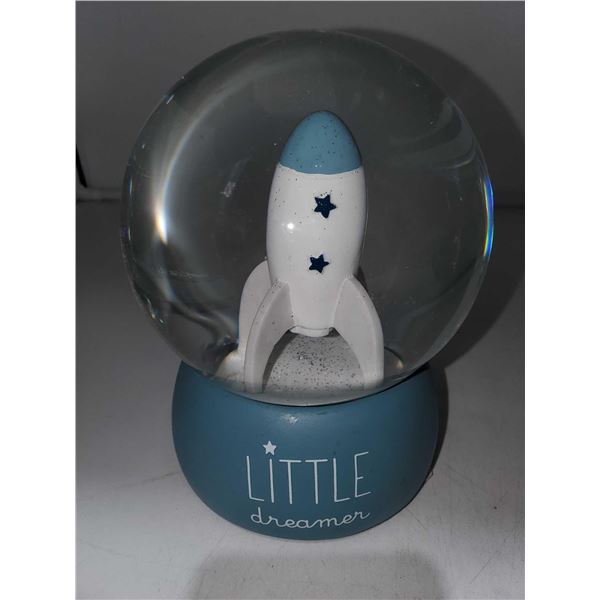 Little Dreamer Rocket Sparkle Globe