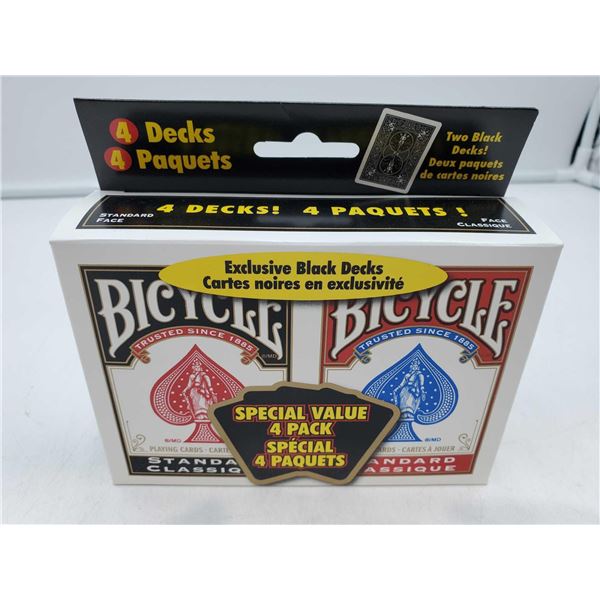 Bicycle Standard Playing Cards (4pks)