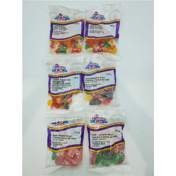 Cable Car Fruit Flavoured Slices (6 x 215g)