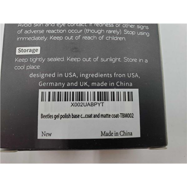 Beetles Gel Polish Base Coat & Matte Coat-TBM002