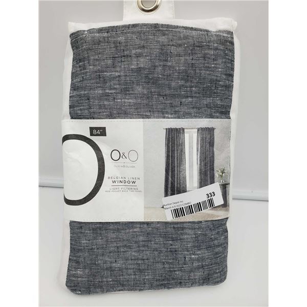 Olivia & Oliver Belgian Linen Window Panel (50in x 84in)