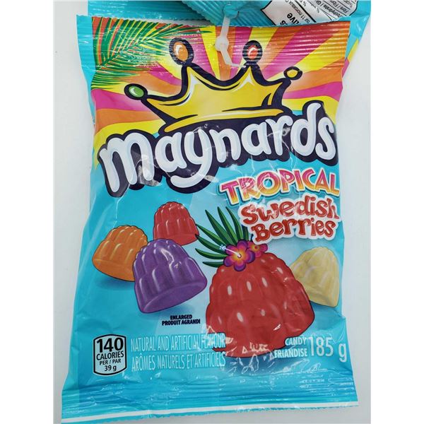 Maynards Tropical Swedish Berries (6 x 185g)