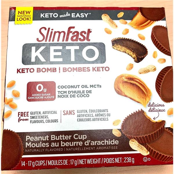 SlimFast Keto Bomb Peanut Butter Cups 14-17g