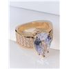 Image 3 : Ladies Pear Cut Teardrop 1.25 Carat Solitaire multi stone engagement ring size 7