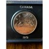 Image 1 : Royal Canadian Mint 1972 Canada Cased Canoe Dollar Coin