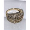 Image 3 : Ladies 14K Gold 1.50 Carat Multi Natural Diamond Cluster Ring with appraisal $1,800.00