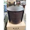 Image 3 : *NEW* Round Wooden 2 Drawer Side Table