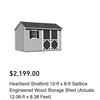 Image 1 : NEW Heartland Stratford 12ftx8ft Storage Shed Kit - Small damage on side of pack as pictured