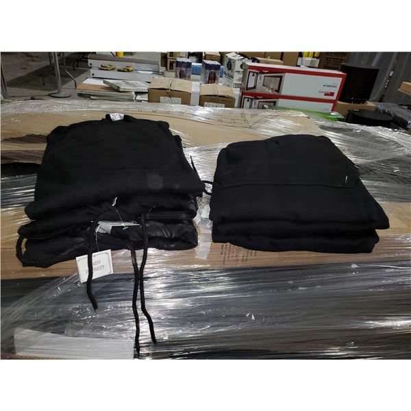 Lot of 6 Size Small Black Hoodies - Grey Forest