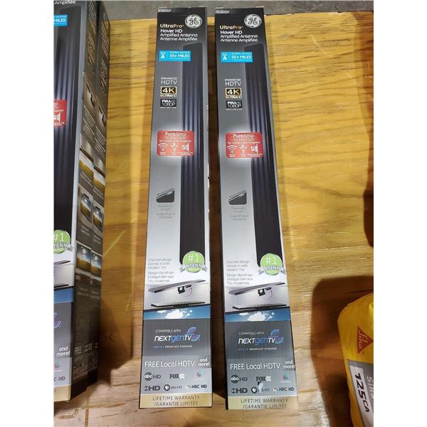 *NEW* GE Hover HD Amplified TV Antenna Lot of 2