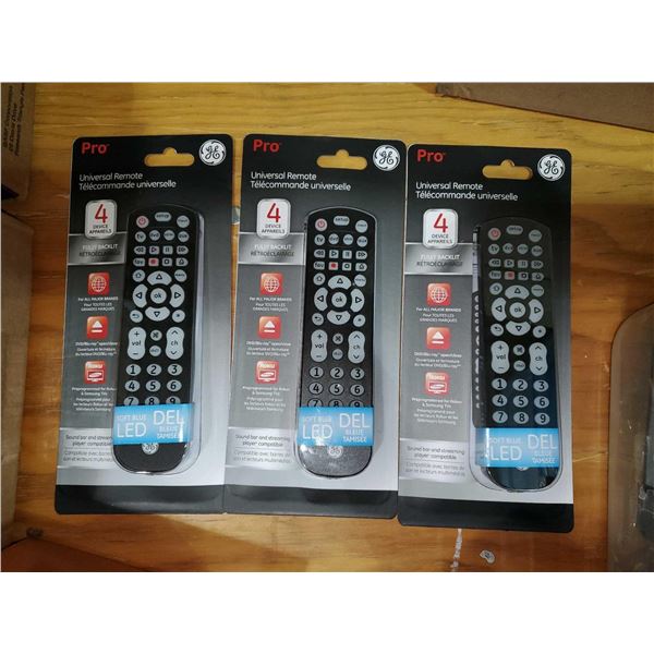 *NEW* GE Pro Universal Remote Controls with Back Light X3
