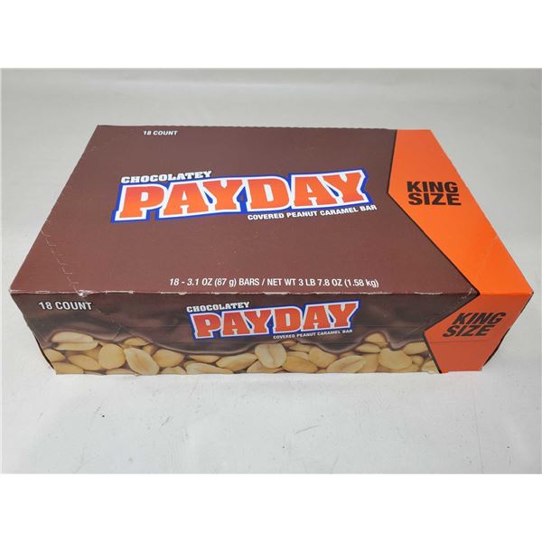 Chocolatey Payday Covered Peanut Caramel Bar 18x87g