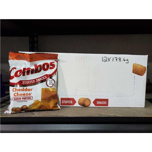 Combos Cheddar Cheese Stuffed Pretzel Snacks 12x178.6g