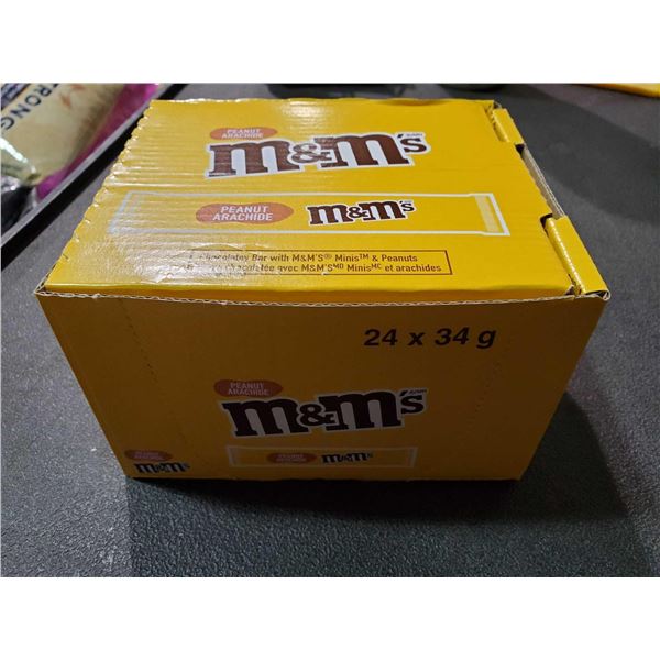 M&M Peanut Candy Bars 24x34g