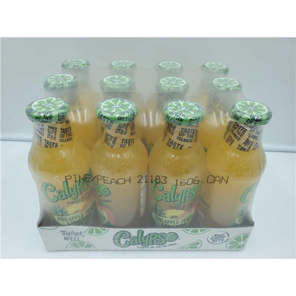 Calypso Pineapple Peach Limeade Drink 12x16oz