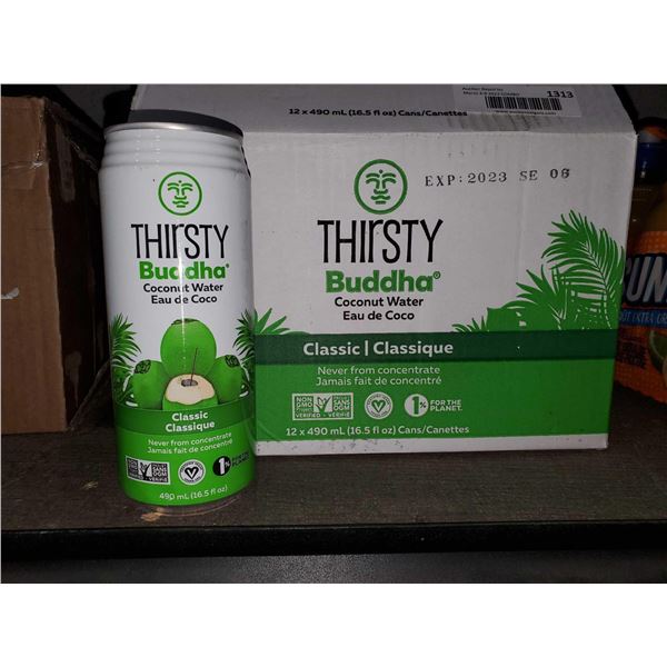 Thirsty Buddha Classic Coconut Water 12x490ml